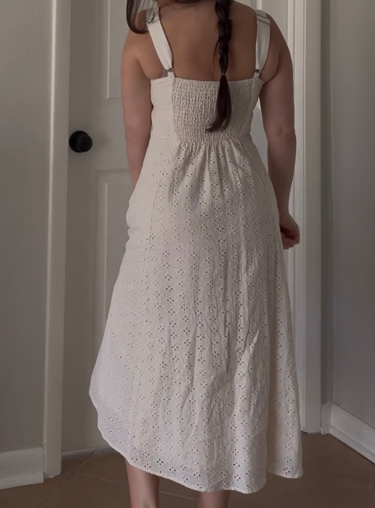 Daisy Eyelet Midi