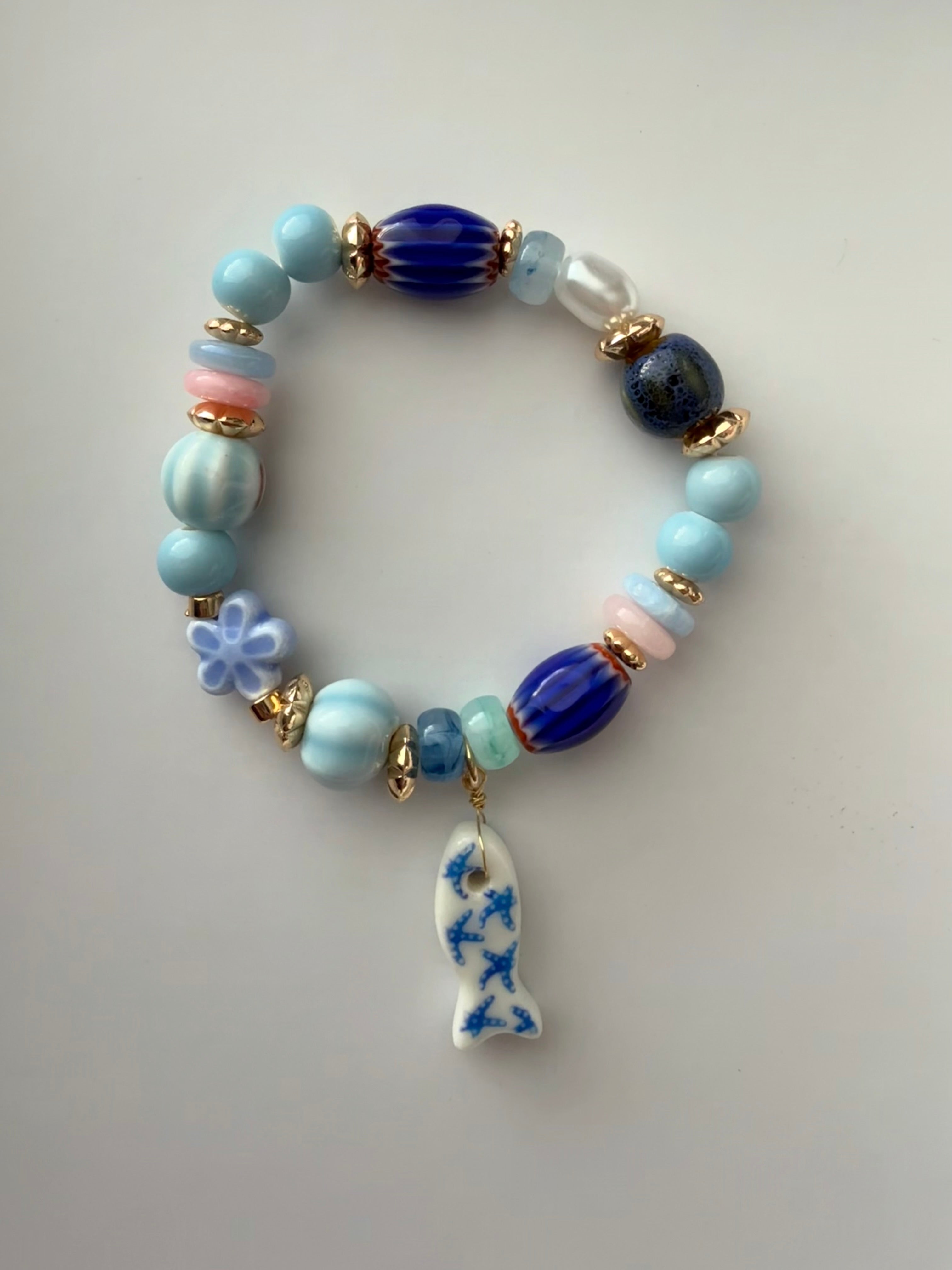 Mermaid’s Catch Beaded Bracelet