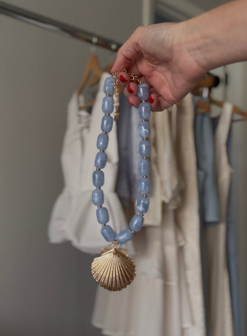 Beaded seashell Necklace