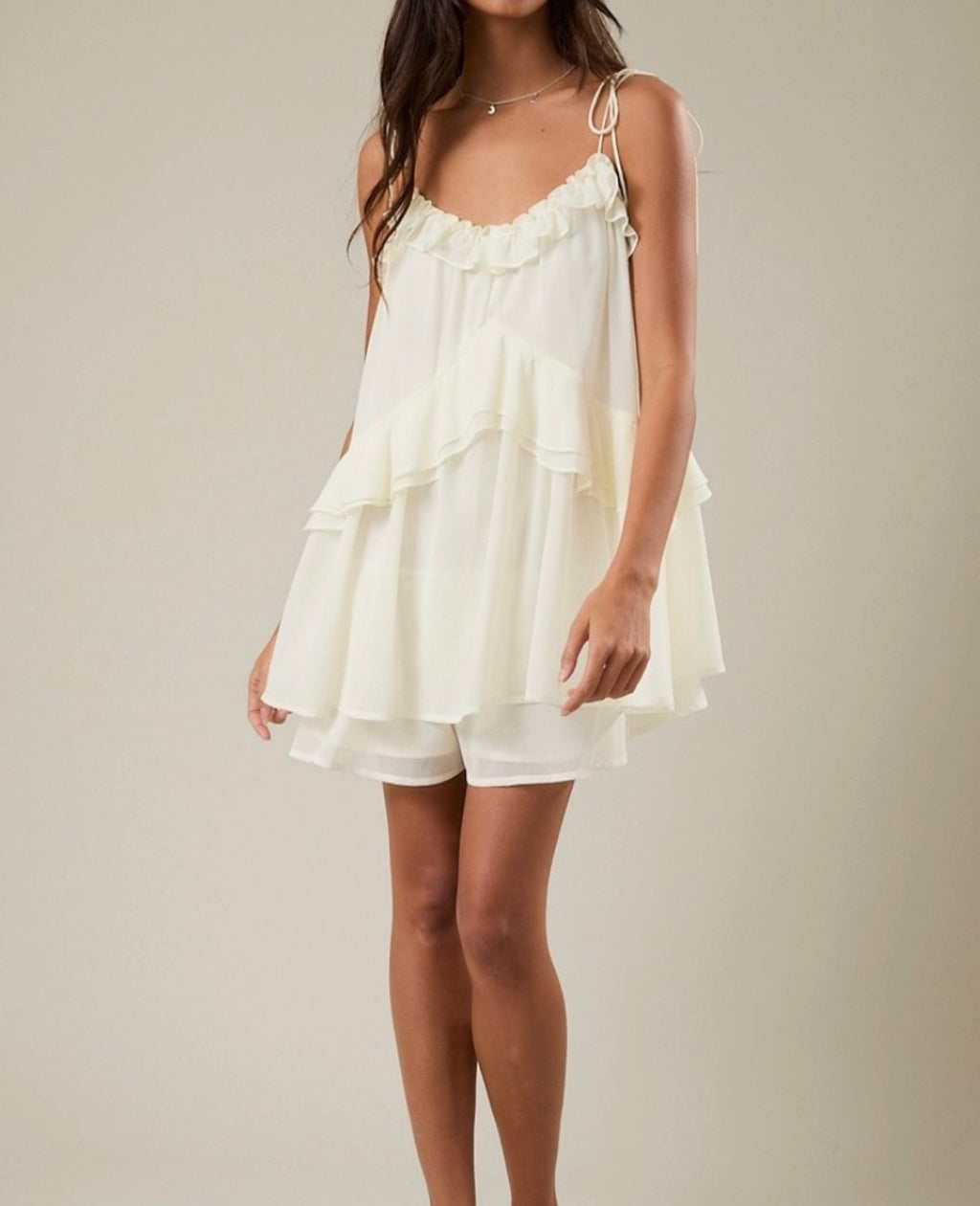 Sophia Ruffled Romper