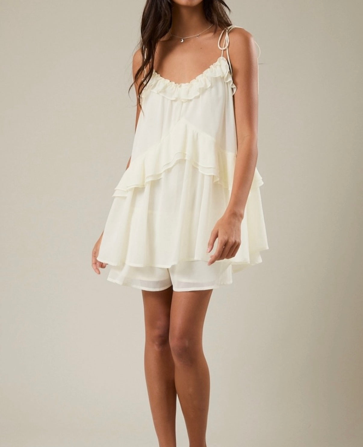 Sophia Ruffled Romper