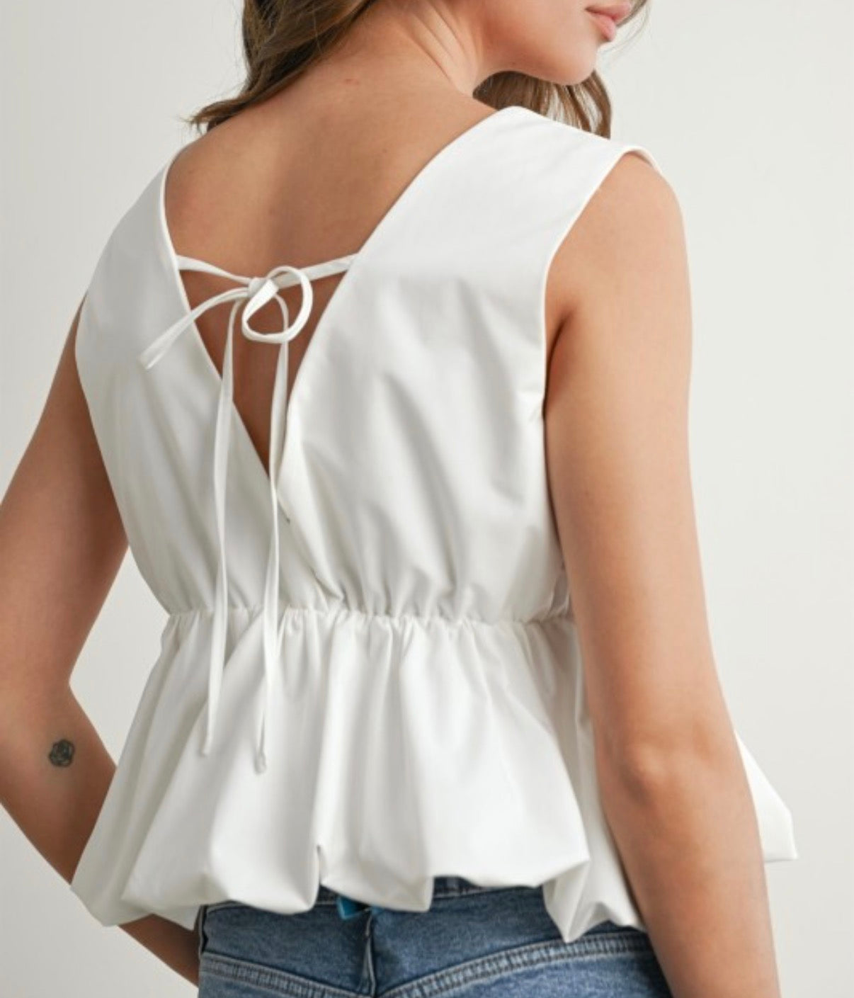 Emma Bubble Hem Blouse